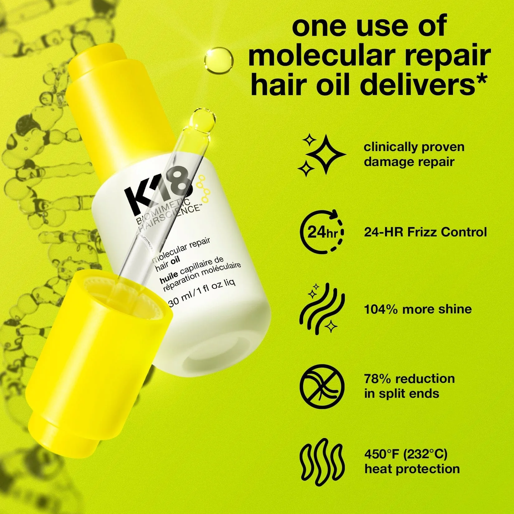 K18 Molecular Repair Hair Oil - Image 3