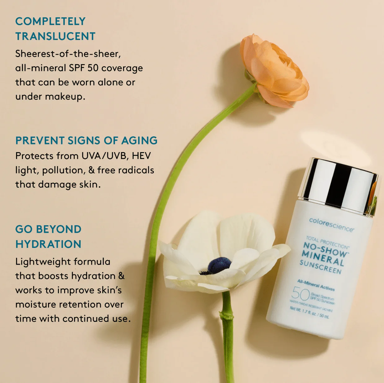 No-Show Mineral Sunscreen SPF 50 - Image 5