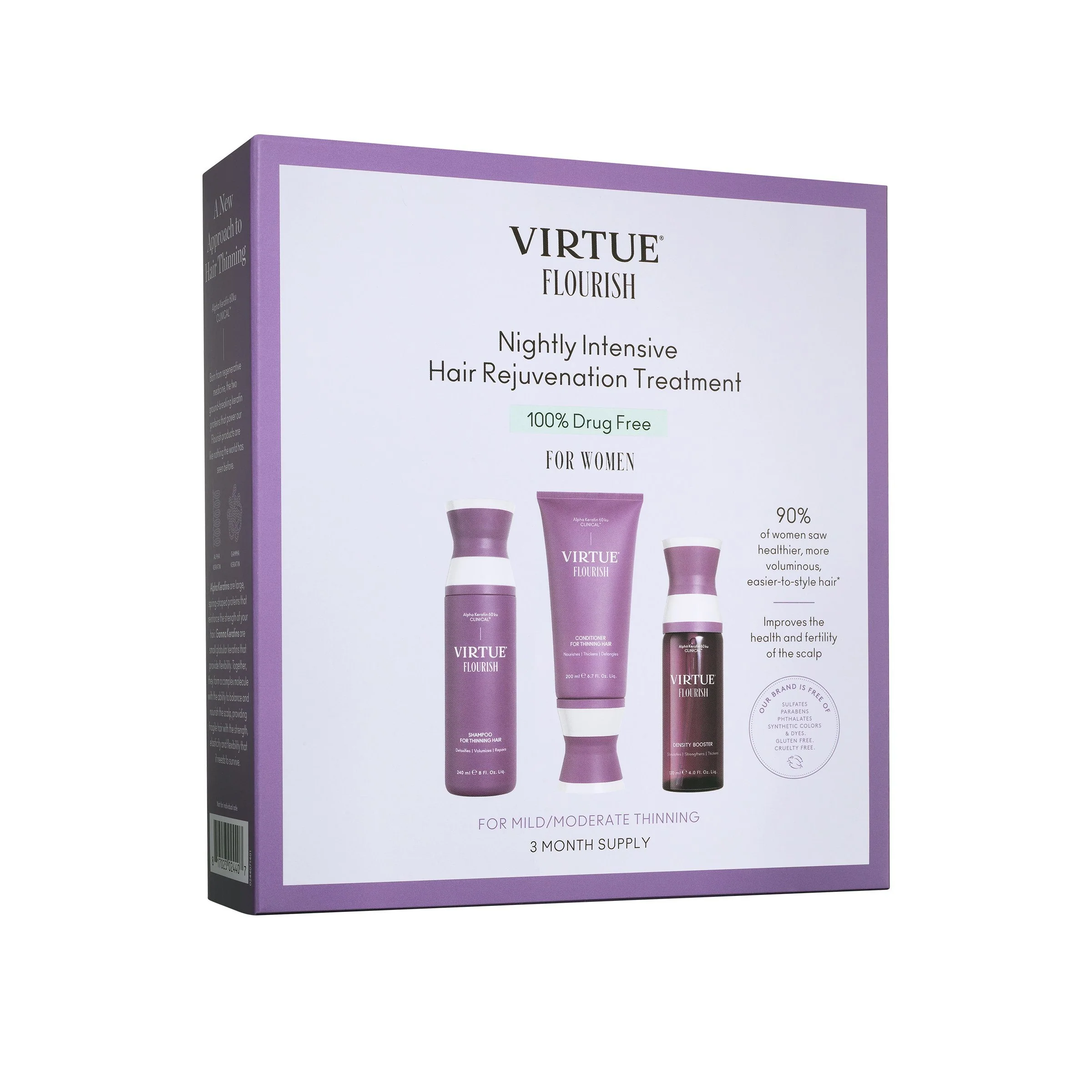 Virtue® Flourish Hair Rejuvenation Treatment 100% Drug Free