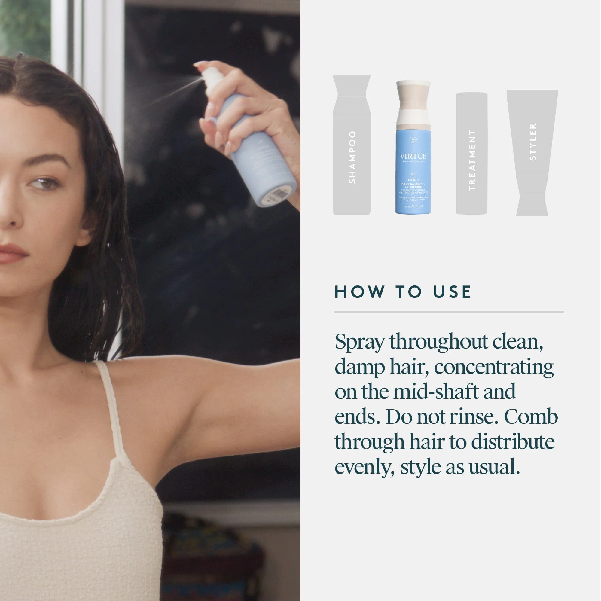 Virtue® Purifying Leave-In Conditioner - Image 3